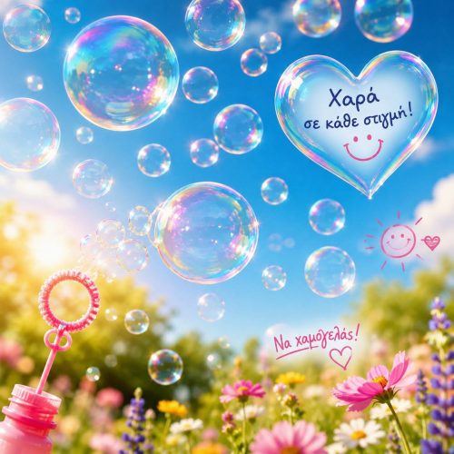 Καλοκαίρι σημαίνει φως, χαμόγελα και όνειρα που πετούν ψηλά σαν σαπουνόφουσκες… 